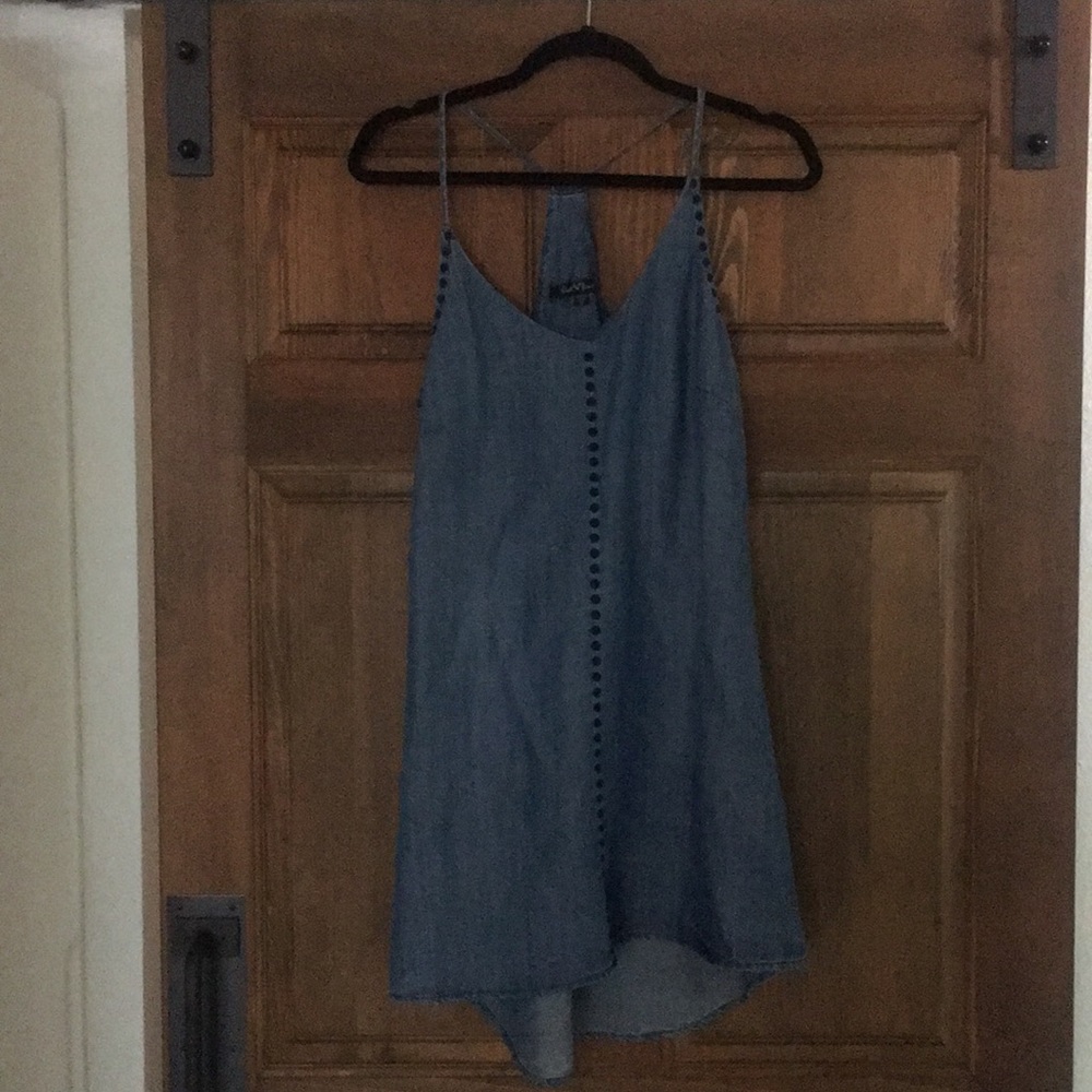 Flowy chambray dress